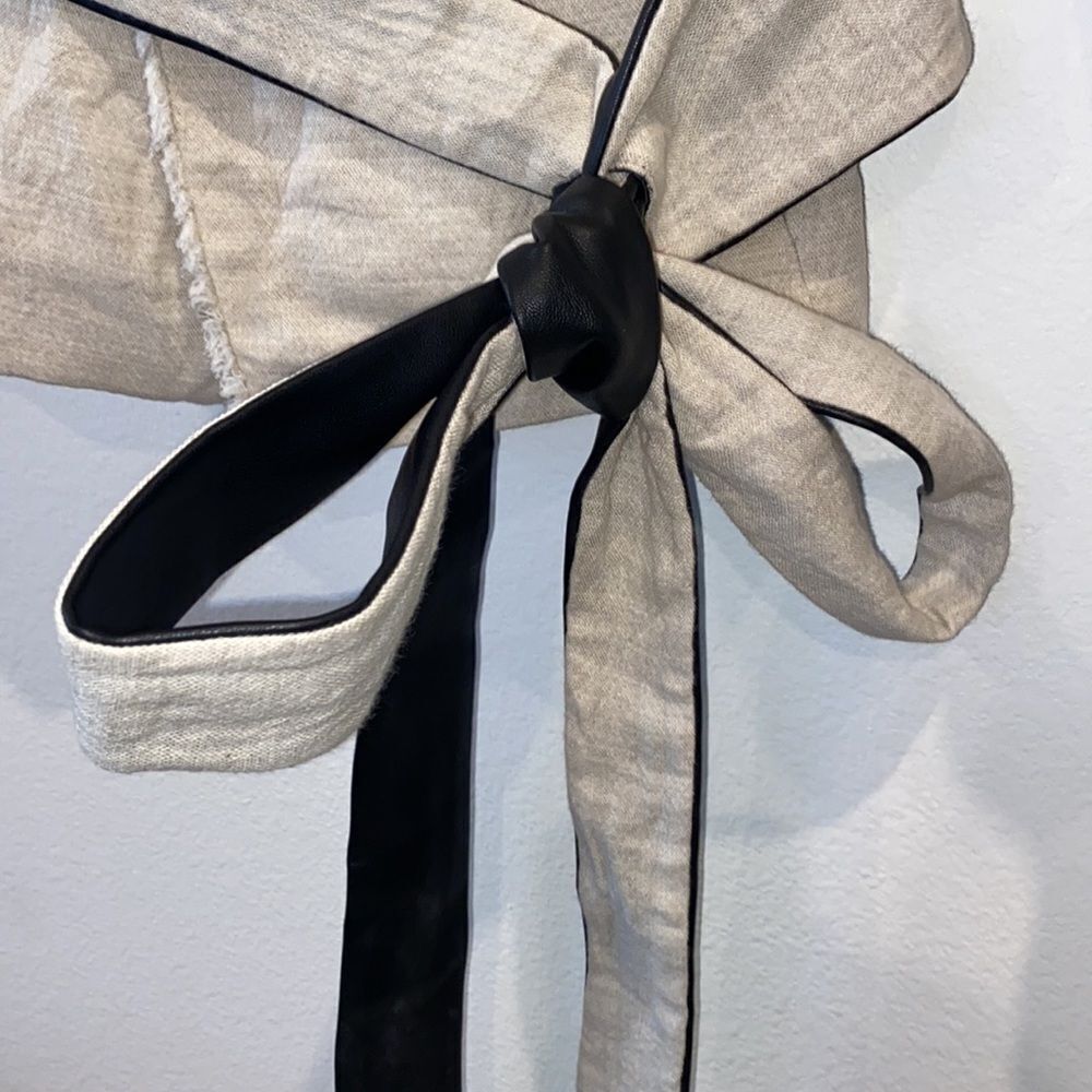 Zara Basic Collection Short Jacket Reversible Sas… - image 7